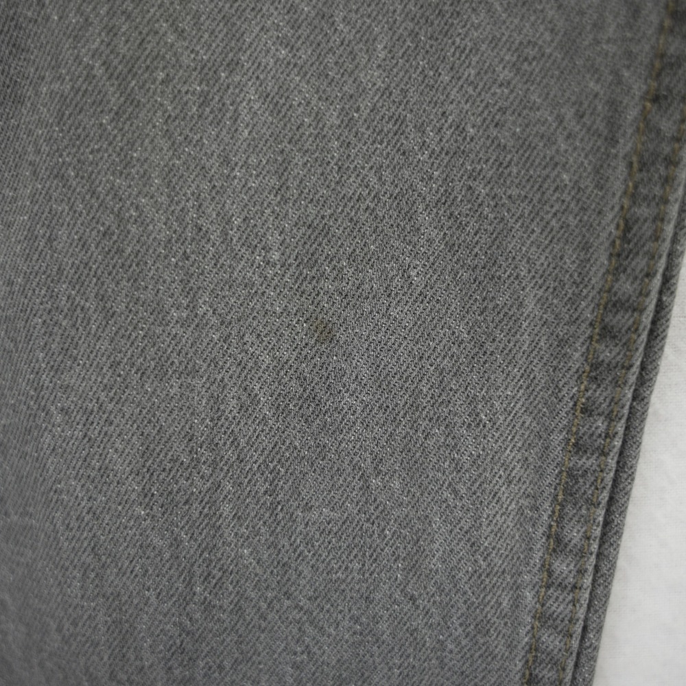 Levis 501 VTG 1993 Original Grey‎ Denim Jeans Mens 32x34 Straight Leg Button Fly - Picture 7 of 15